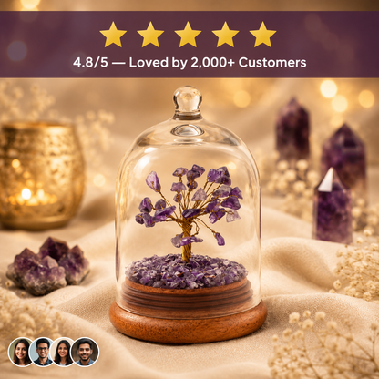 Amethyst Crystal Dome Tree – A Symbol of Peace, Protection &amp; Inner Wisdom
