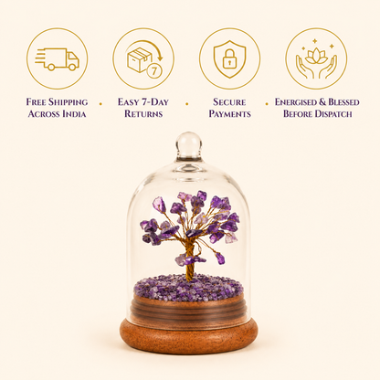 Amethyst Crystal Dome Tree – A Symbol of Peace, Protection &amp; Inner Wisdom