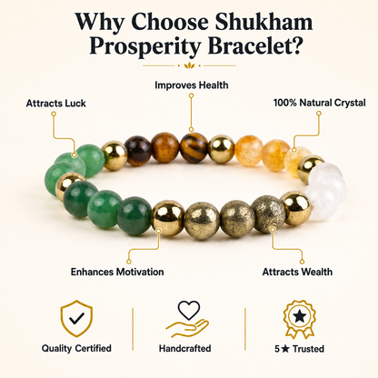 Dhan Yog Crystal Bracelet for Wealth & Growth